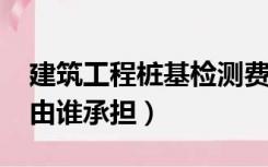 建筑工程桩基检测费是谁出?（桩基检测费用由谁承担）