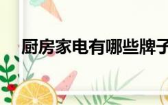 厨房家电有哪些牌子（厨房家电有哪些）