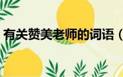 有关赞美老师的词语（关于赞美老师的词语）