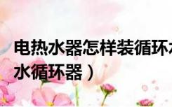 电热水器怎样装循环水（电热水器怎么安装热水循环器）