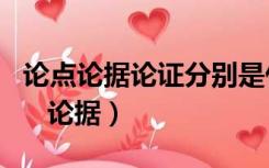 论点论据论证分别是什么（什么叫论点   论证   论据）