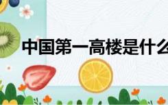 中国第一高楼是什么楼（中国第一高楼）