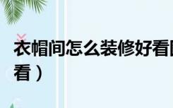 衣帽间怎么装修好看图片（衣帽间怎么装修好看）
