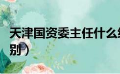 天津国资委主任什么级别（国资委主任什么级别）