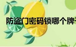 防盗门密码锁哪个牌子好（密码锁防盗门）