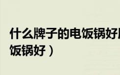 什么牌子的电饭锅好用又安全（什么牌子的电饭锅好）