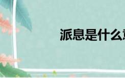 派息是什么意思（派息）