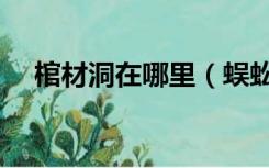 棺材洞在哪里（蜈蚣洞死亡棺材怎么走）