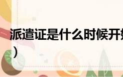 派遣证是什么时候开始实施的（派遣证是什么）