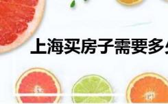 上海买房子需要多少钱（上海买房子）