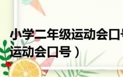 小学二年级运动会口号简短押韵（小学二年级运动会口号）