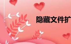 隐藏文件扩展名的设置