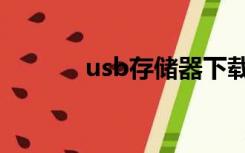 usb存储器下载（usb存储器）