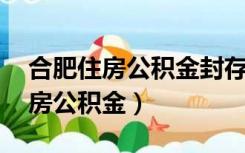 合肥住房公积金封存了,咋样取出了（合肥住房公积金）