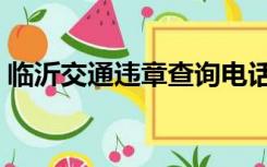 临沂交通违章查询电话（临沂交通违章查询）
