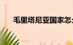 毛里塔尼亚国家怎么样（毛里塔利亚）