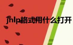 jnlp格式用什么打开（jnlp文件怎么打开）