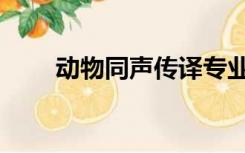动物同声传译专业（同声传译专业）