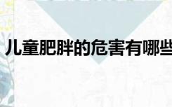 儿童肥胖的危害有哪些（肥胖的危害有哪些）