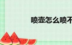 喷壶怎么喷不出来（喷壶）