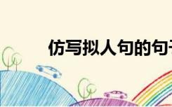 仿写拟人句的句子（仿写拟人句）