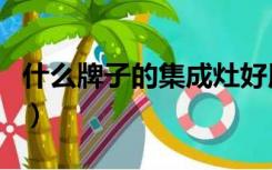 什么牌子的集成灶好用（集成灶什么品牌好用）