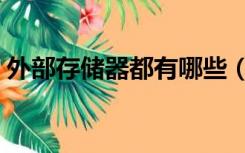 外部存储器都有哪些（外储存器都是有哪些）