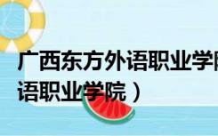 广西东方外语职业学院升本文件（广西东方外语职业学院）