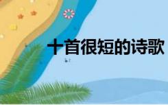 十首很短的诗歌（诗歌大全短的）