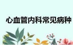 心血管内科常见病种（心血管内科常见病）