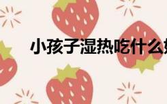 小孩子湿热吃什么好（湿热吃什么好）