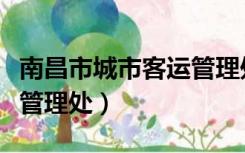 南昌市城市客运管理处官网（南昌市城市客运管理处）