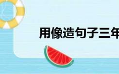 用像造句子三年级（用像造句）