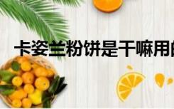 卡姿兰粉饼是干嘛用的（粉饼是干嘛用的）