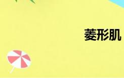 菱形肌（菱形）