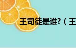 王司徒是谁?（王司徒本名是什么）
