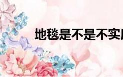 地毯是不是不实用（地毯实用吗）