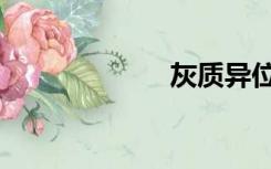 灰质异位（灰质）