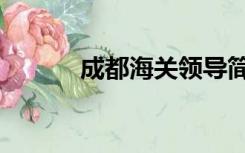 成都海关领导简介（成都海关）