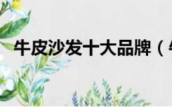 牛皮沙发十大品牌（牛皮沙发什么牌子好）