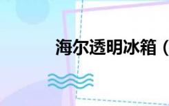 海尔透明冰箱（海尔透明电视）