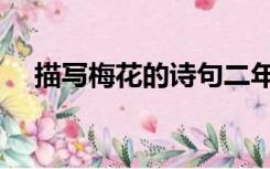 描写梅花的诗句二年级（描写梅的诗句）