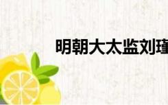 明朝大太监刘瑾（明朝大太监）