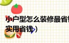 小户型怎么装修最省钱（女儿卧室小怎么装修实用省钱）