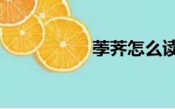 荸荠怎么读音（孛荠）