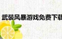 武装风暴游戏免费下载（武装风暴游戏下载）