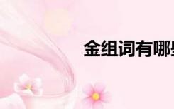 金组词有哪些（金组词）