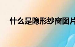 什么是隐形纱窗图片（什么是隐形纱窗）
