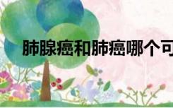 肺腺癌和肺癌哪个可怕（肺腺癌可怕吗）