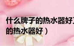 什么牌子的热水器好又安全又省电（什么牌子的热水器好）